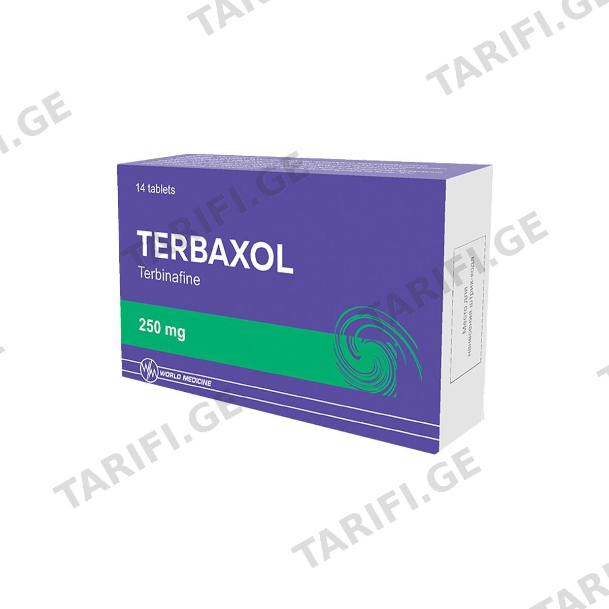 ტერბაქსოლი - Terbaxol 250მგ 14 ტაბლეტი