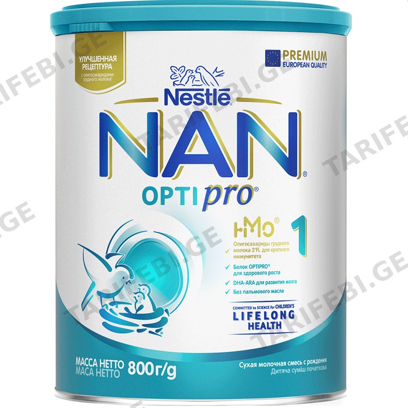 ნანი 1 დაბადებიდან NAN 1 BL NWB090 6x800 GR RU
