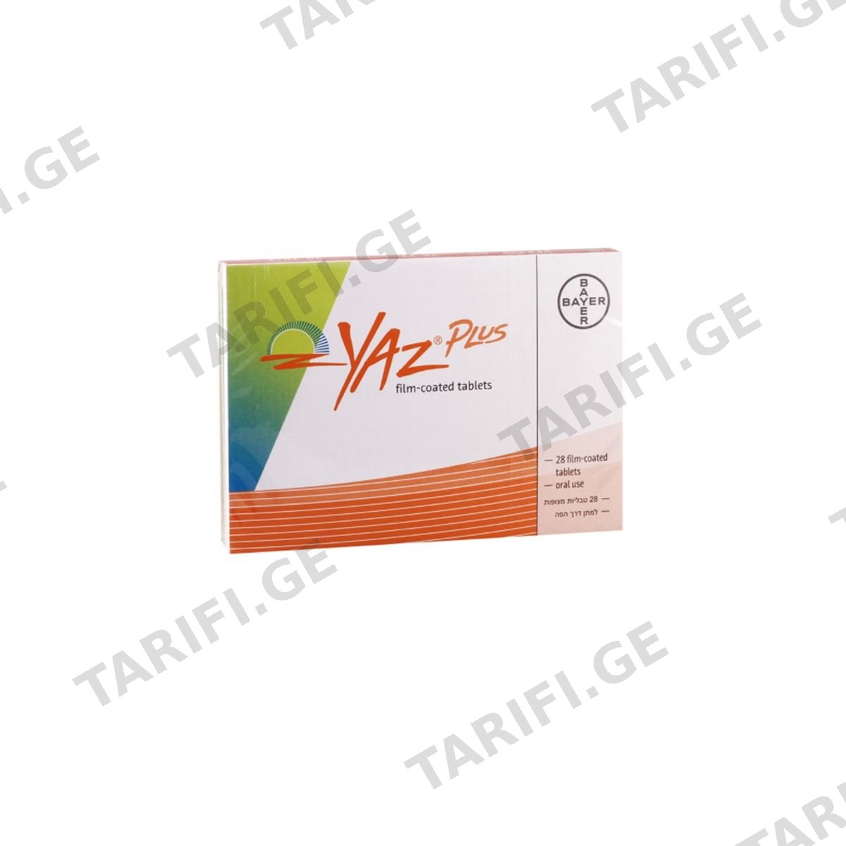 ჯესი პლუსი - Yaz Plus 3/0.02/0.451მგ 28 Tableti