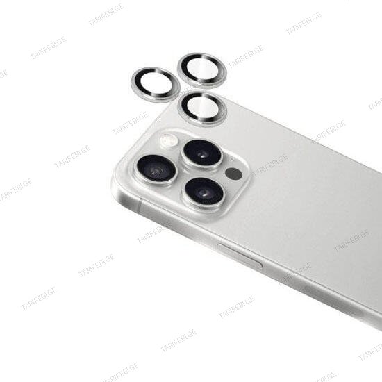 Glass Pro+ Eagle Eye Camera Pro For Apple iphone 16 Pro/16 Pro Max Silver