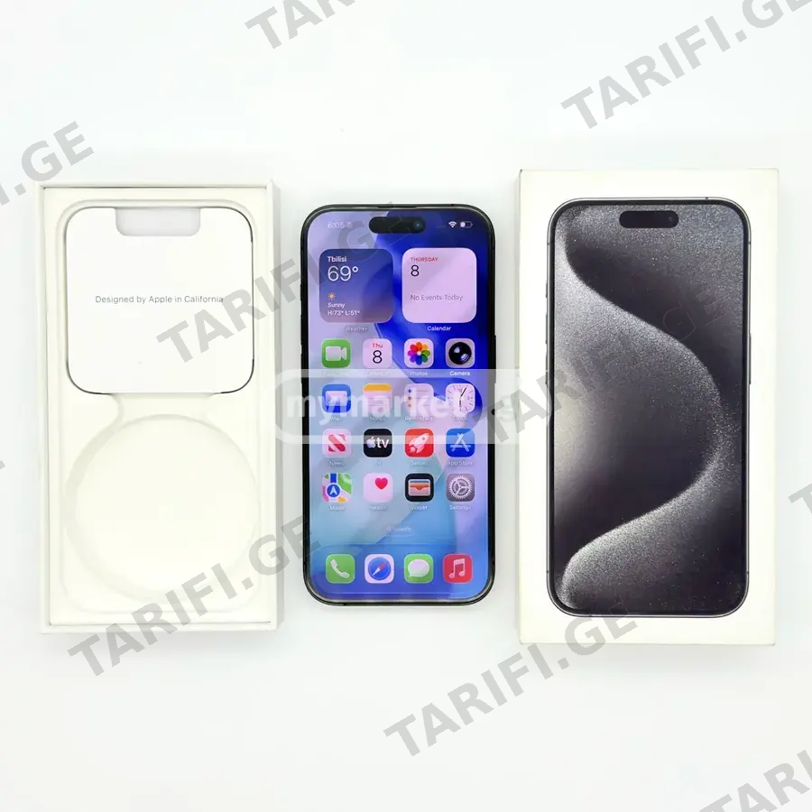 Apple iPhone 15 Pro 128 GB Black Titanium Grade B