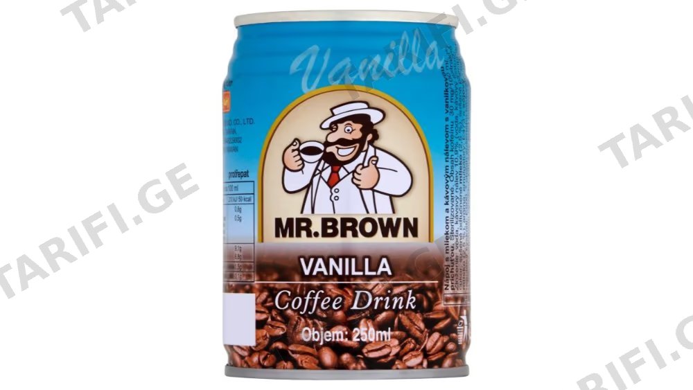 MR. BROWN ცივი ყავა ვანილით 240მლ/25616042138
