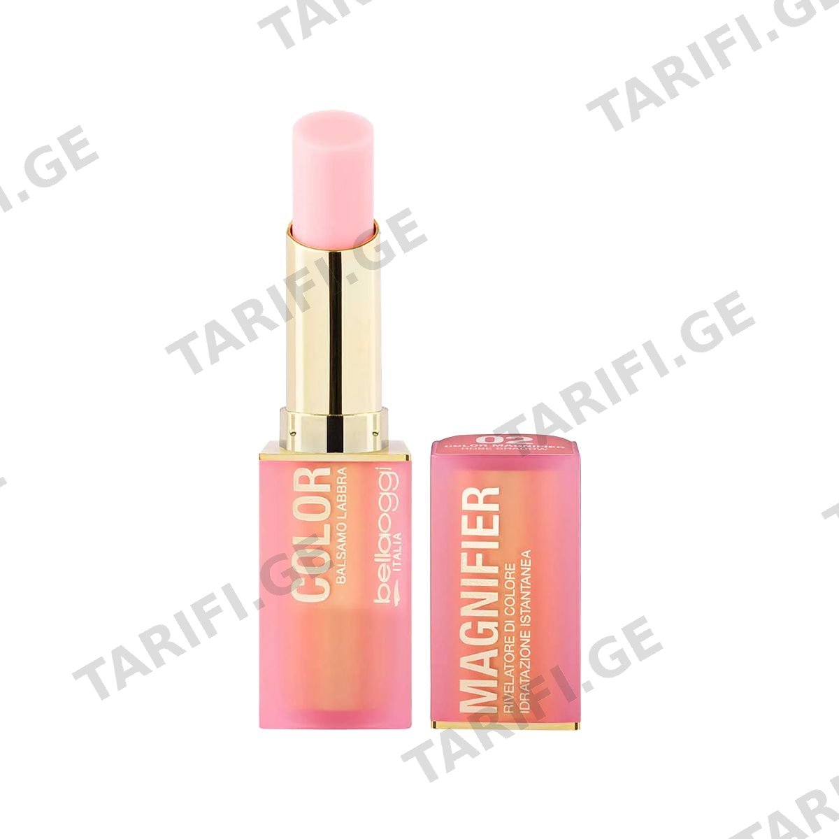 ტუჩის ბალმი Color Magnifier Rose 02 7649 ბელაოჯი - Bellaoggi