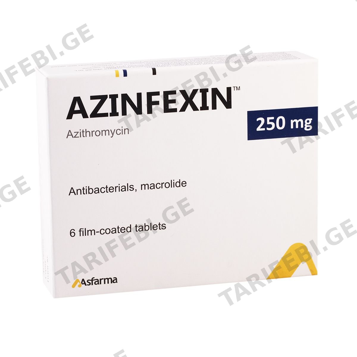 აზინფექსინი - AZINFEXIN 250მგ 6 ტაბლეტი