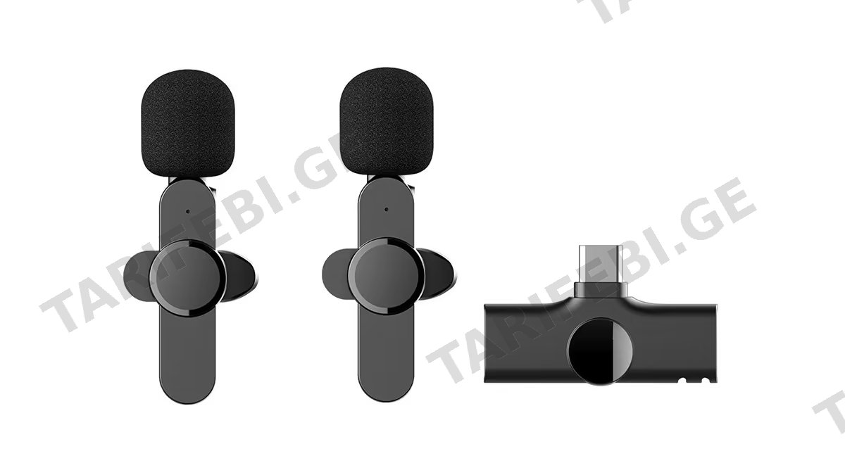 Leyun K11 Portable Wireless Microphone for android (2Mic) (2409)