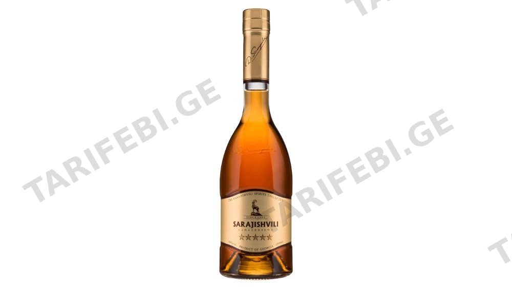 სარაჯიშვილი 5* ბრენდი 0.5ლ