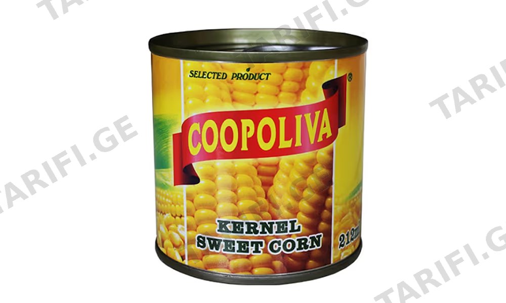 COOPOLIVA სიმინდი 212მლ.x24