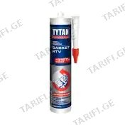ტემპერატურაგამძლე სილიკონი (+315°C) წითელი 280 მლ, "ტიტანი"