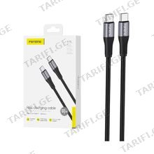 FONENG X112 Type-C to Type-C 60W სწრაფ დამტენი კაბელი