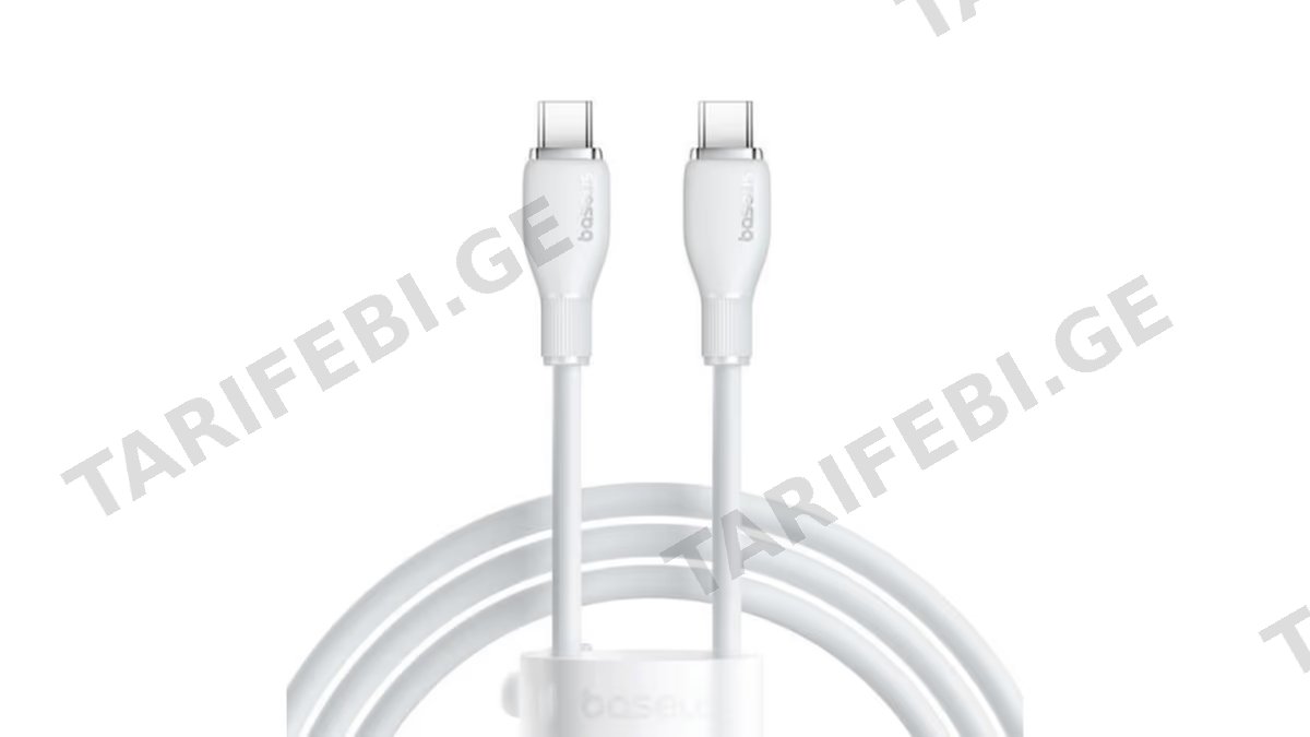 Baseus Pudding Series Fast Charging Cable Type-C to Type-C 100W 1.2m P10355702221-00