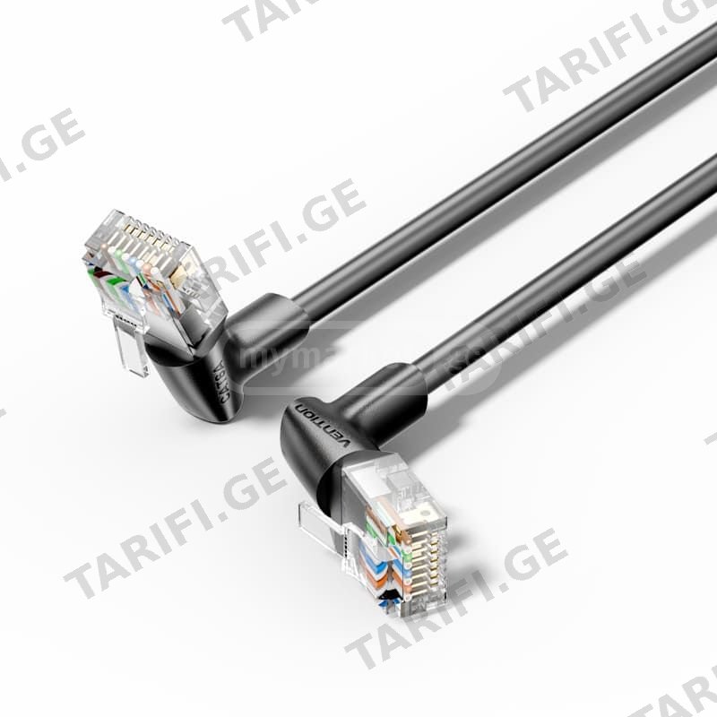 კაბელი/ადაპტერი VENTION IBSBD Cat6A UTP Rotate Right Angle E
