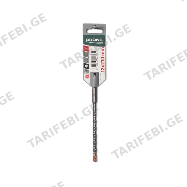 ბეტონის ბურღი 6X160 მმ ჯვარედინი SDS+ GRONE