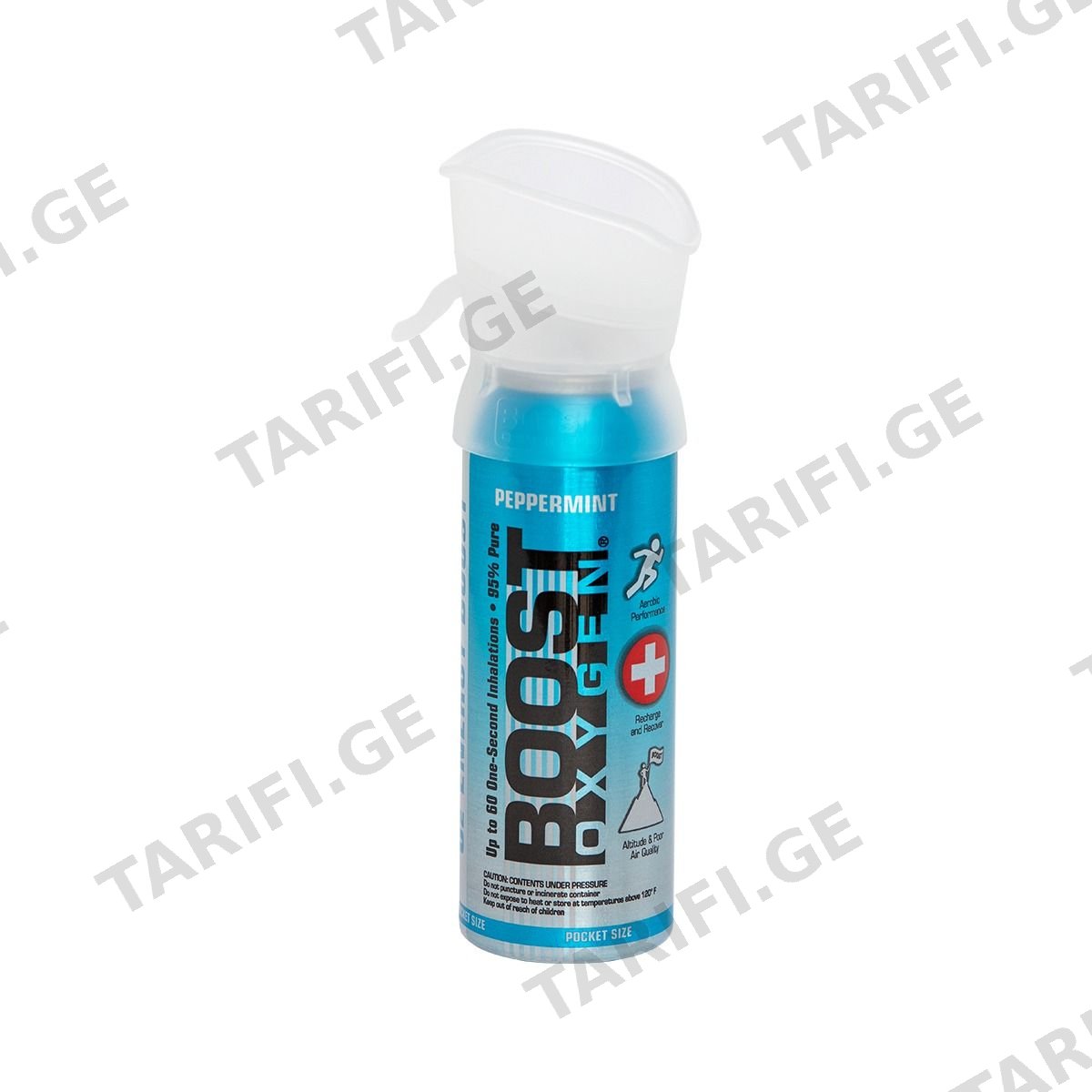 ჟანგბადი Peppermint 3ლ ბუსტ ოქსიგენი - Boost Oxygen