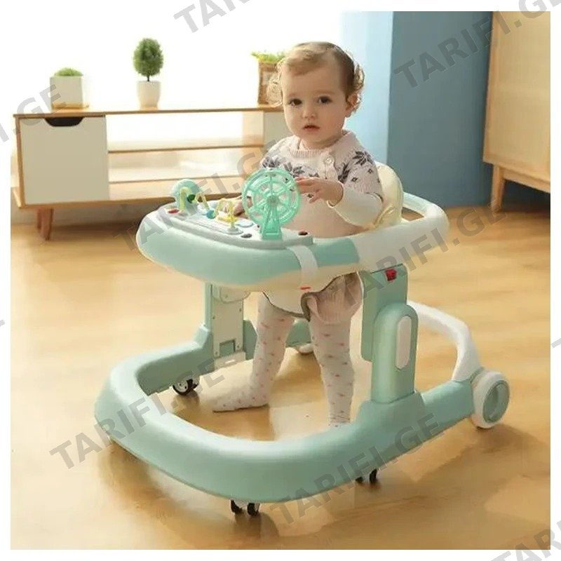საბავშვო ჭოჭინა GOLDEN CHILD BABY-926CSKY სილიკონის ბორბლებით