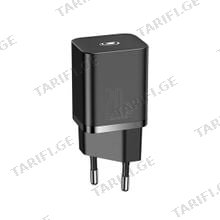 Baseus Super Si Quick Charger 1C 20W CCSUP-B01 Black ადაპტერი 20W