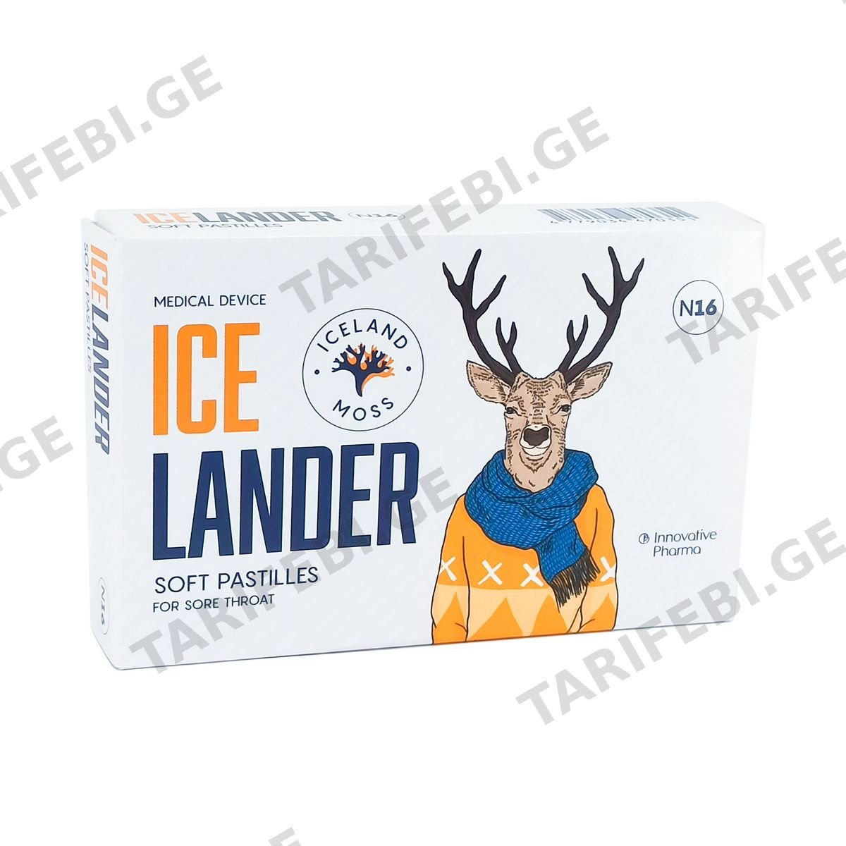 აისლენდერი - Ice Lander 16 პასტილა