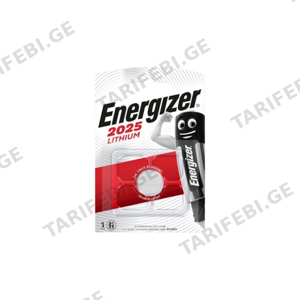 ლითიუმის ელემენტი 2025 Energizer 3026