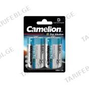 ტუტეს ელემენტი D ზომა LR20-BP2DG Camelion