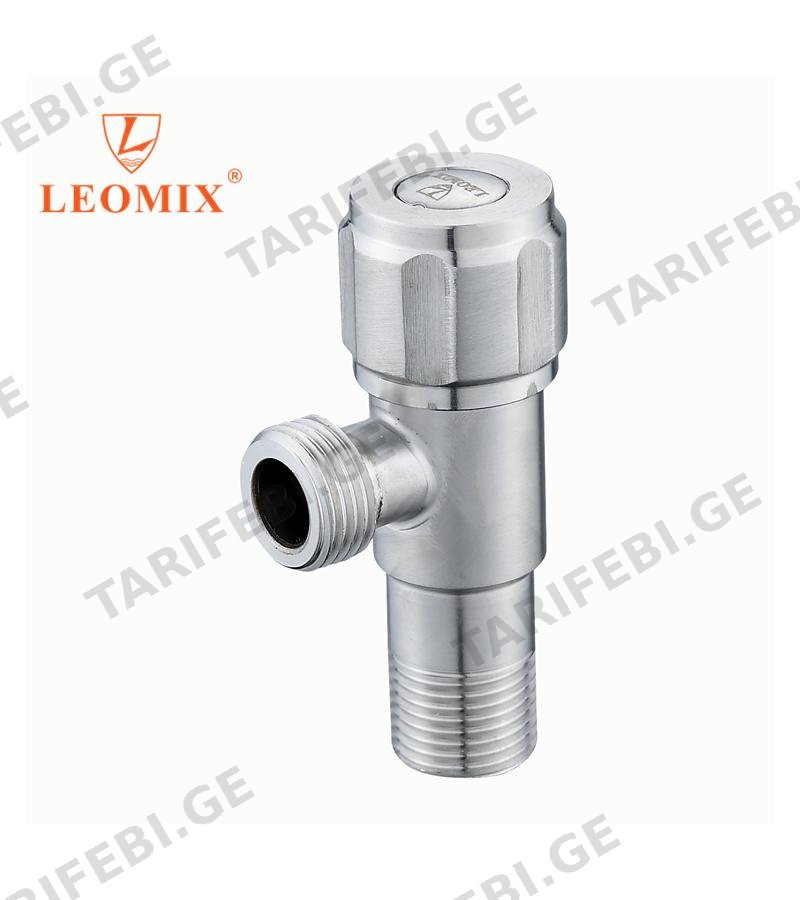 ვინტილი 1/2*3/8 ნიკელის LV-7903 მწარ. LEOMIX