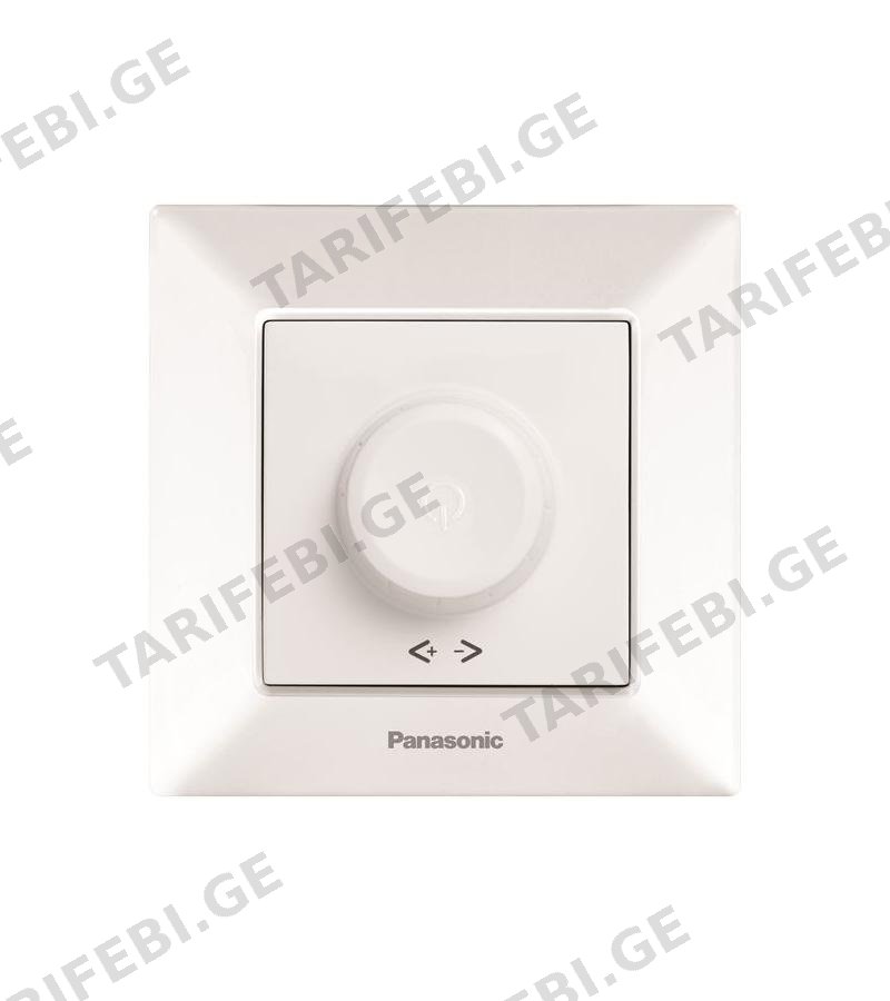 გადამრთველი PANASONIC ARKEDIA SLIM დიმერი 6-100W თეთრი