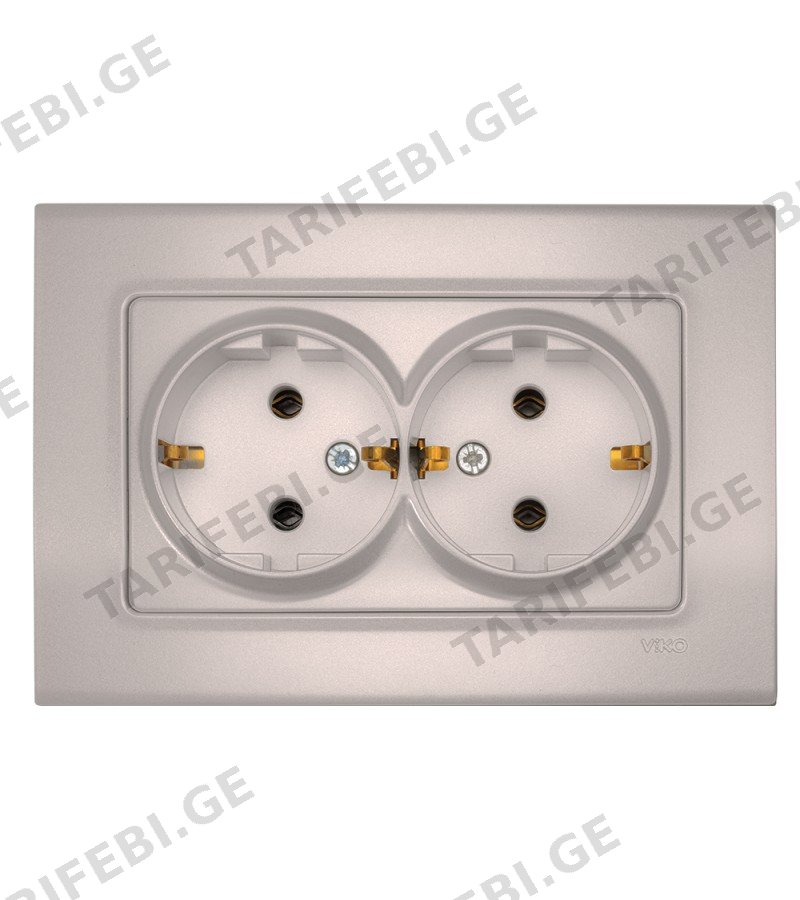 როზეტი დამიწებით LINNERA LIFE BRONZ 2-ნი 90406056 Panasonic