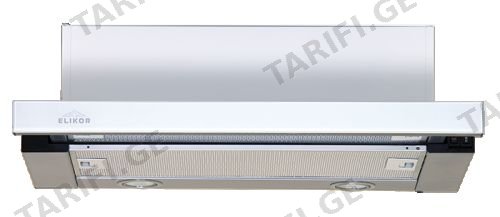 გამწოვი Elikor INTEGRA GLASS 60Н-400 нерж/стекло белое