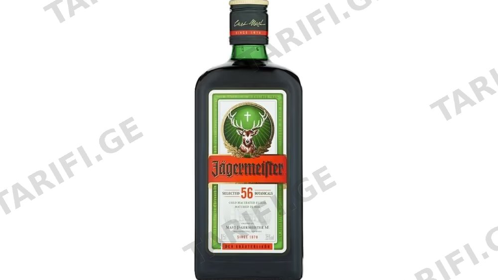 Jდ¤germeister 0,5 L 35 % - ლიქიორი იეგერმაისტერი