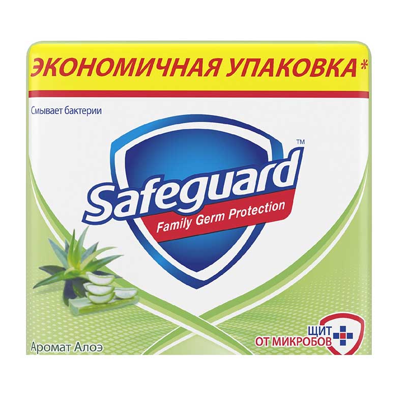 სეიფგარდი - საპონი ალოე ვერა 90 გრ. 3ც.