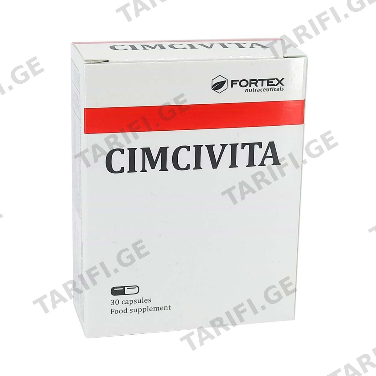 ციმცივიტა - Cimcivita 30 კაფსულა