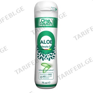 ვან თაჩი - ლუბრიკანტი გელი Long Love/Aloe 75მლ 0131/1619 One Touch - Lubricant Gel Long Love/Aloe 75ml 0131/1619