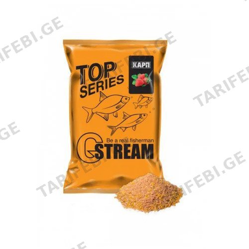 თევზის მომზიდველი საკვები G.Stream TOP Series კობრი მარწყვი 1000 გ