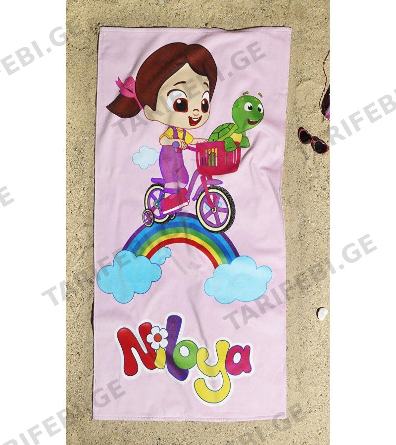 პირსახოცი მოდ. NILOYA GOKKUSANI ზომა 70*130 ფერი PEMBE მწარ. OZDILEK