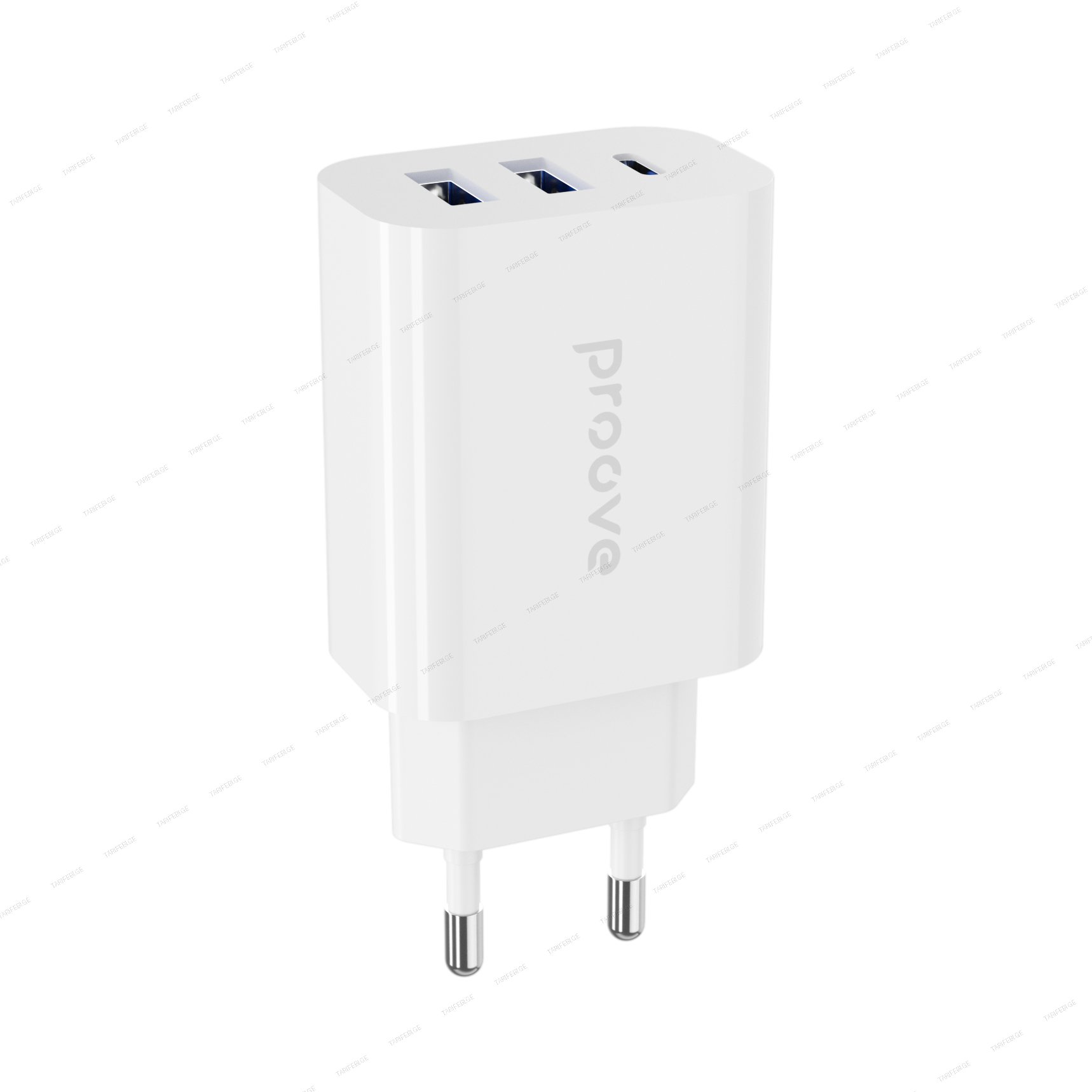 Wall Charger Proove Rapid 30W (2 USB + Type-C) white