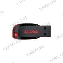 SanDisk Cruzer Blade 128GB SDCZ50-128G-B35 Black ფლეშ მეხსიერება