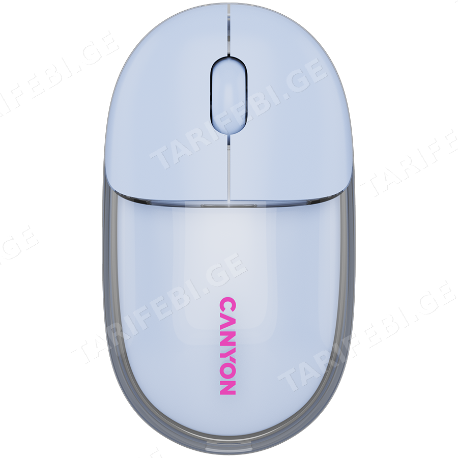 CANYON mouse OnClick 24 BT/ Wireless Transparent/Blue