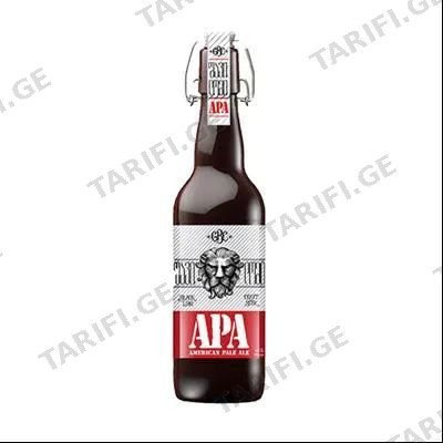 ლუდი შავი ლომი APA - მინის ბოთლი 0.50ლ