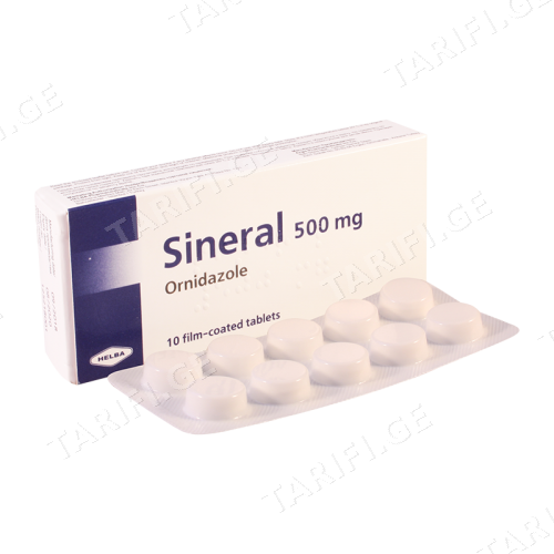 სინერალი ტაბლეტი 500მგ #10 0 Sineral tab 500mg #10
