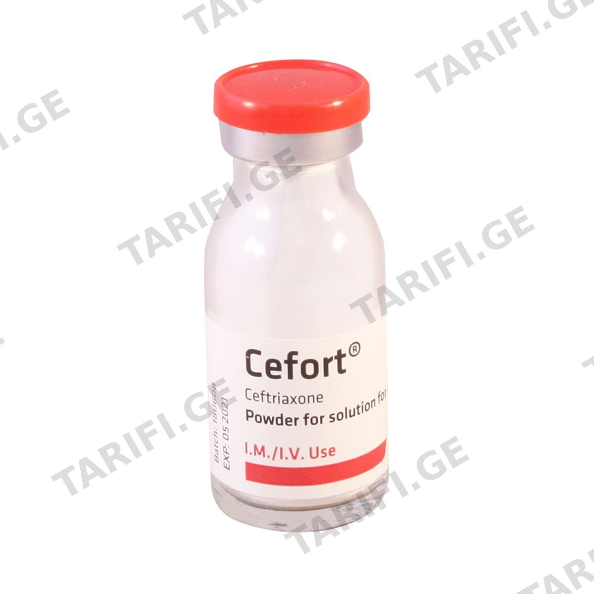 ცეფორტი - Cefort 1გ 1 ფლაკონი