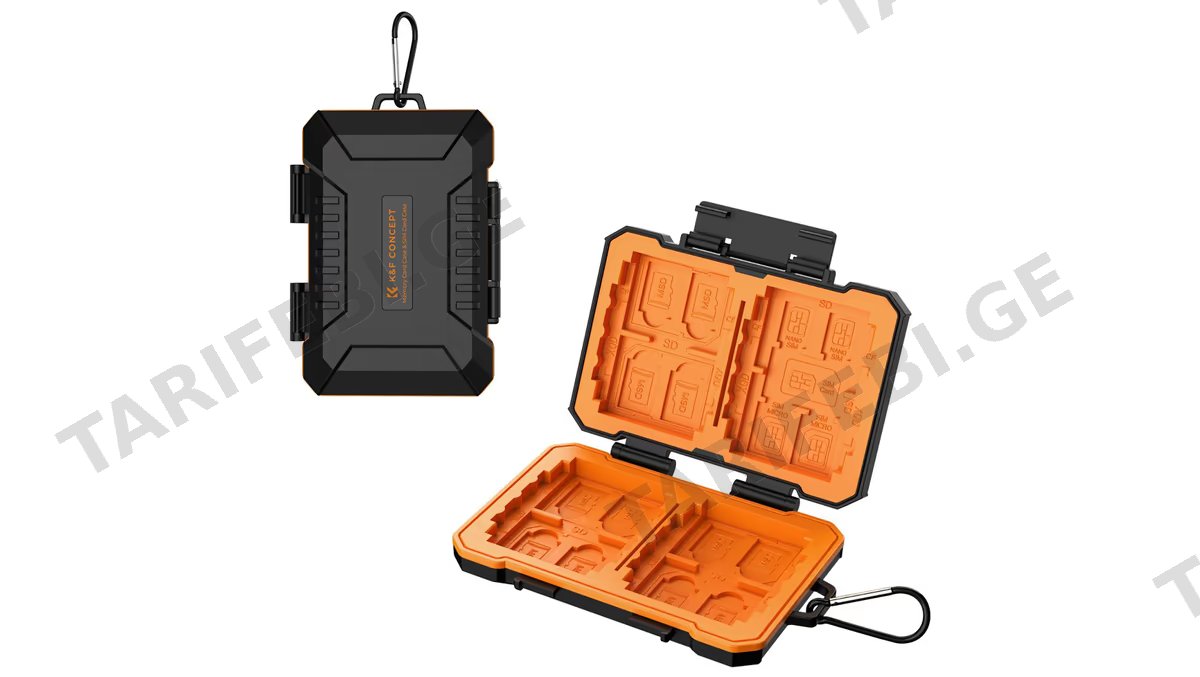 K&F Concept, Memory Card & SIM Card Case - KF31.080