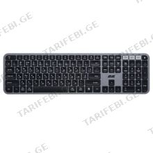 2E KS240 WL BT GRAY უსადენო მემბრანული კლავიატურა