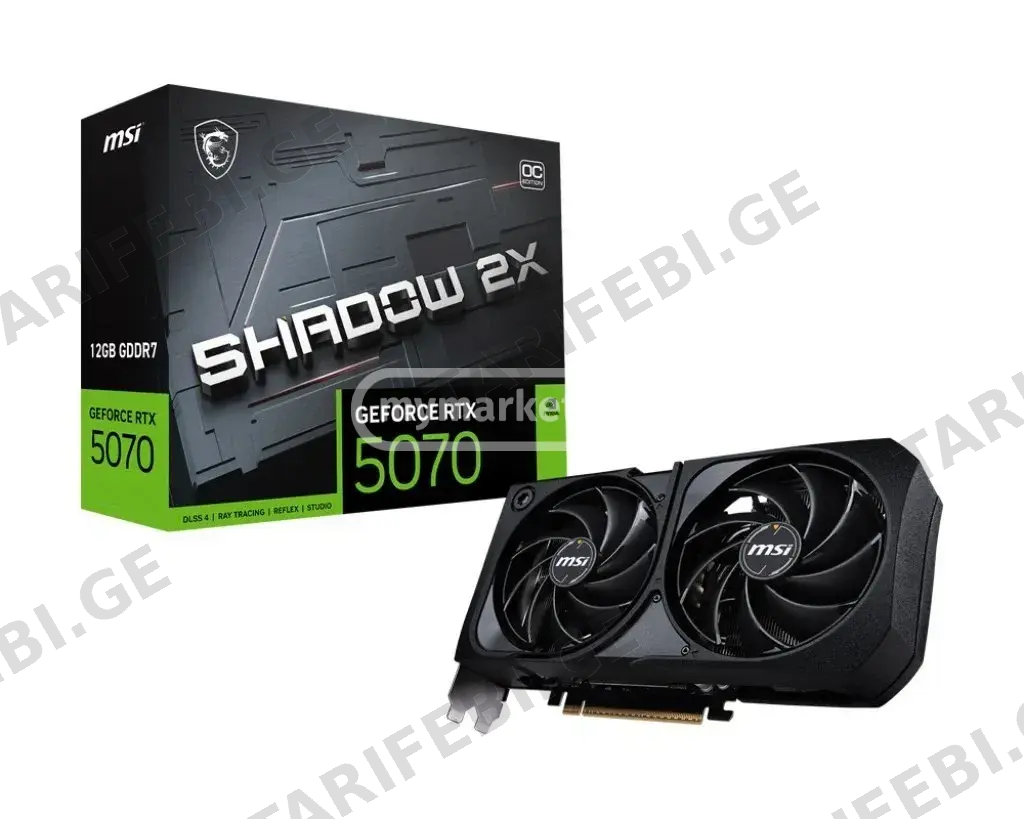MSI GeForce RTX 5070 12G SHADOW 2X OC GDDR7