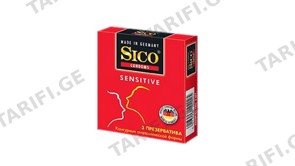 სიკო პრეზერვატივი SENSITIVE-3ც