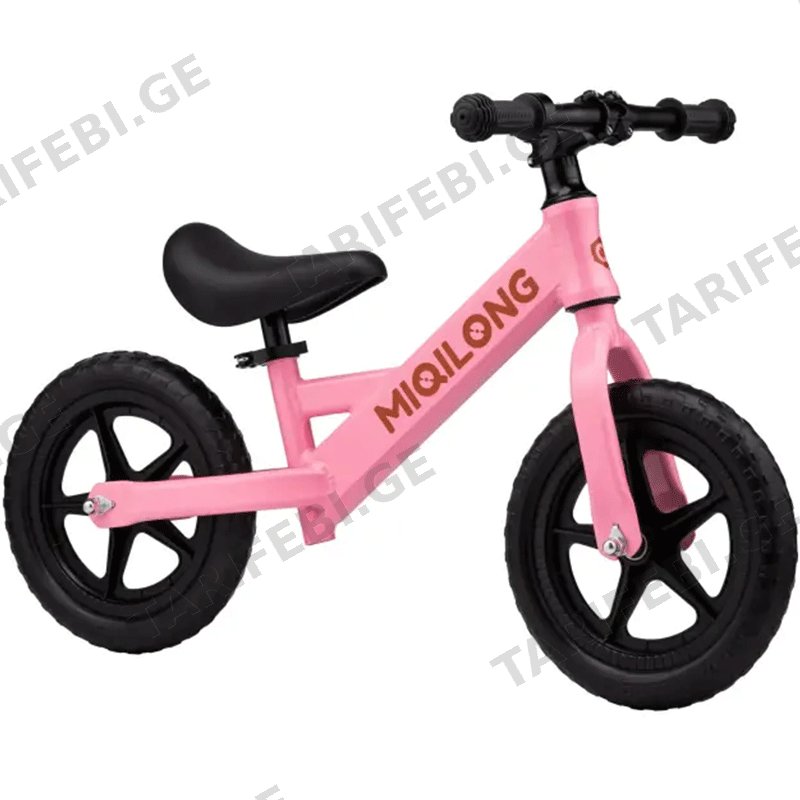 საბავშვო ბალანს ველოსიპედი MIQILONG HP 12" PINK