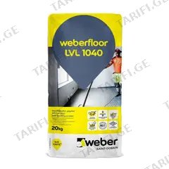 დასასხმელი იატაკი Weber floor LVL 1040 20 კგ