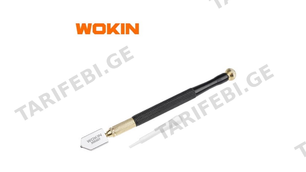 მინის საჭრელი Wokin 356307, 175mm, Glass Cutter, Black