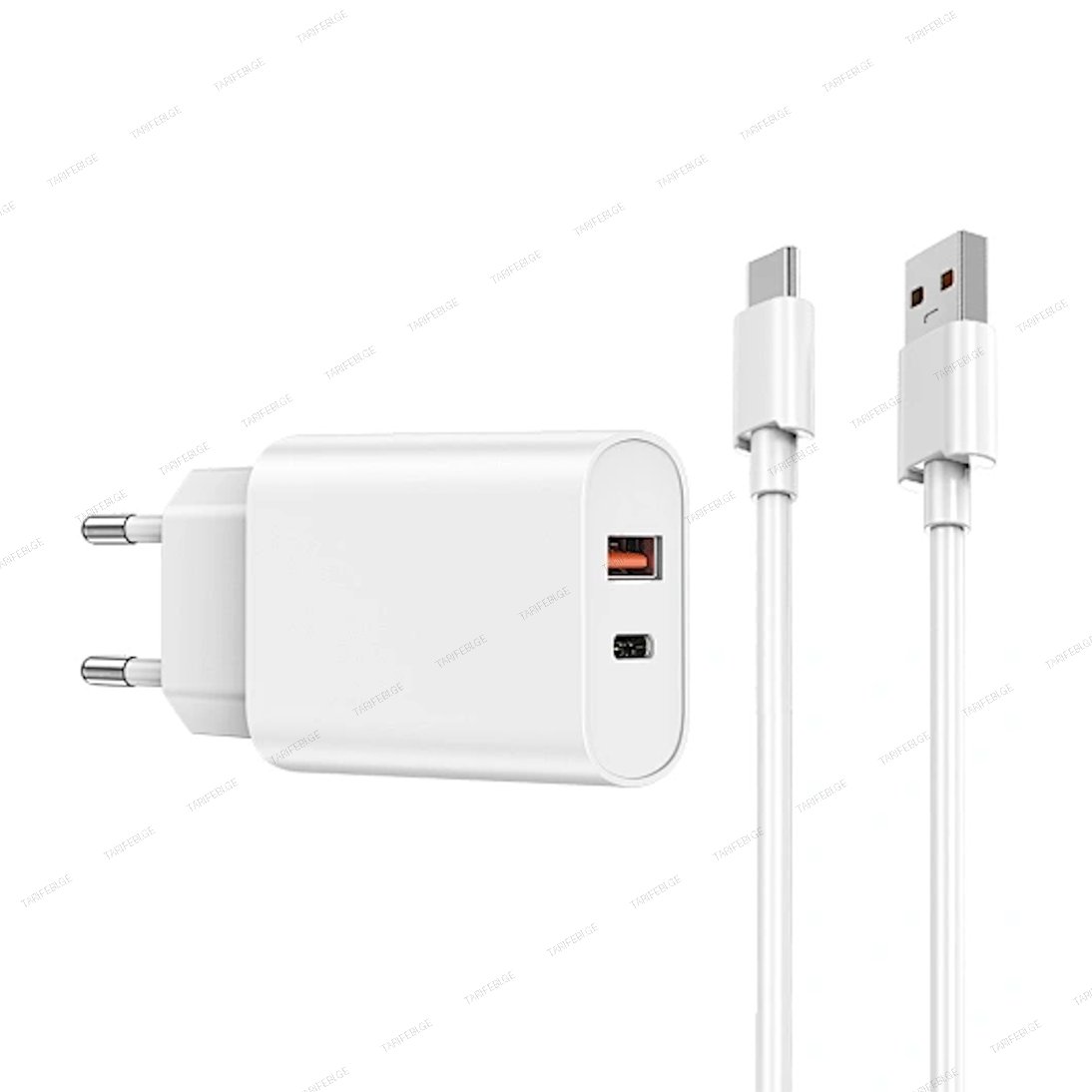WiWU Quick Charger suit 25wWi-U023 C-CEU plug+ cable White