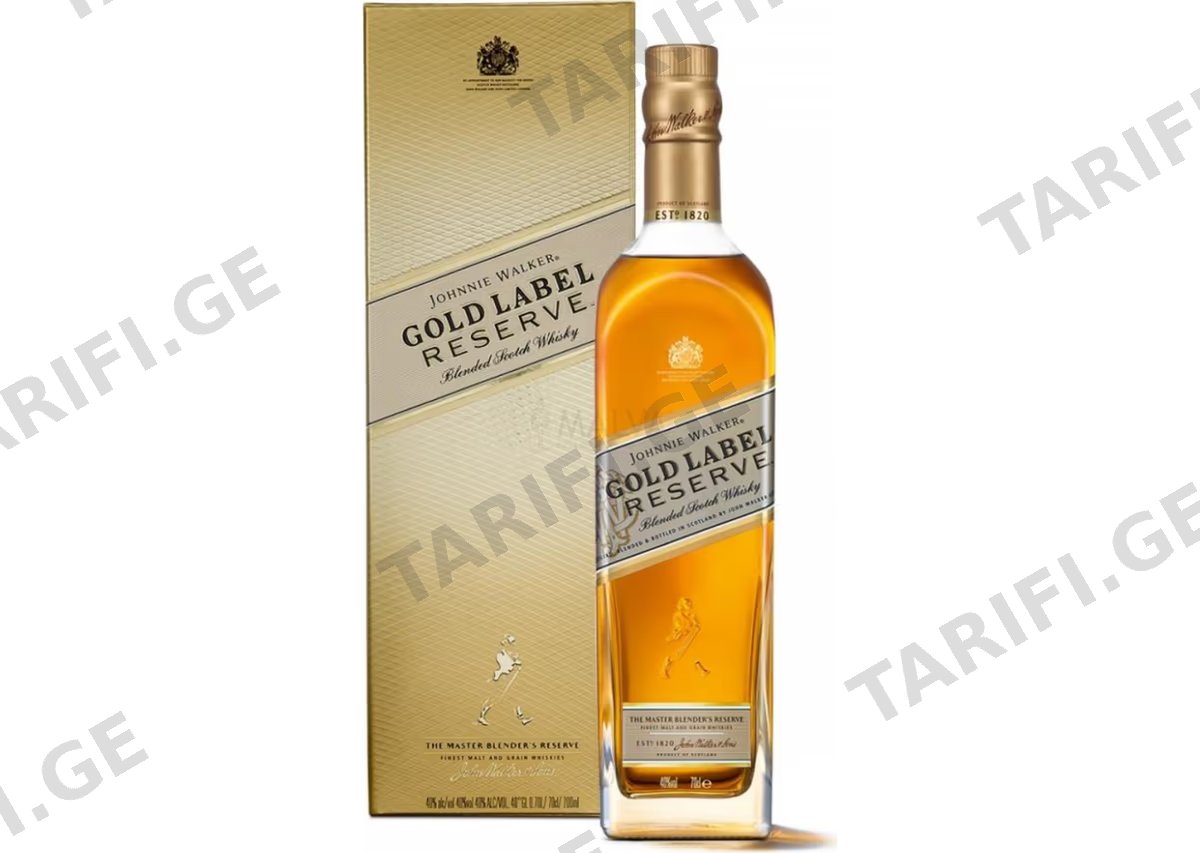 შოტლანდიური ვისკი Johnnie Walker Gold Reserve - 0.7L