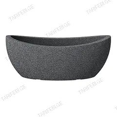 ქოთანი პლასტმასის, ეზოს Scheurich 253/58 WA.GLOBE JARD. SCHWARZ GRANIT