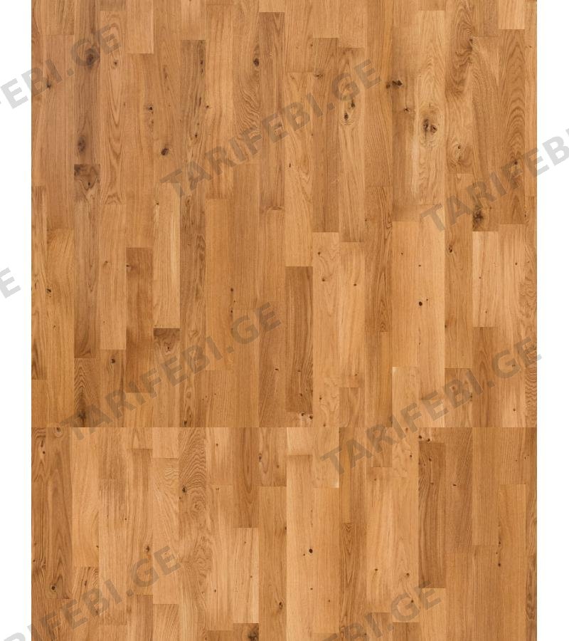 პარკეტის ფილა OAK PATAGONIA MATT 3S 3 შრიანი Дуб 14*188*2266მმ მწარ. KARELIA
