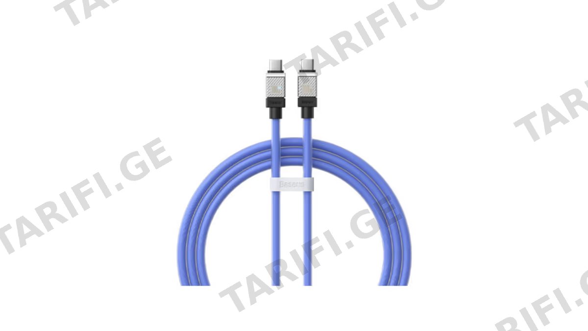 Baseus CoolPlay Series Fast Charging Cable Type-C to Type-C 100W 1m CAKW000203